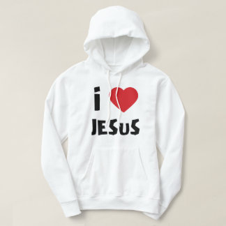 Men Hoodie I love Jesus