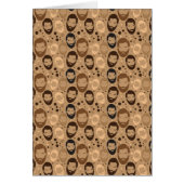 Men in Beards pattern Cards (Front)