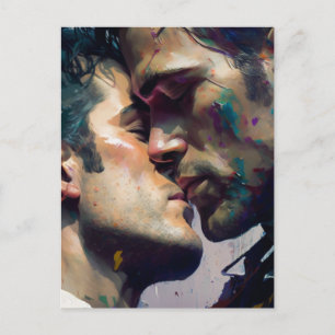 Men in Love Postcard