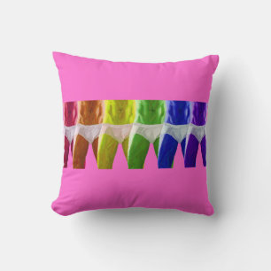 Men in Underwear American MoJo Pillow