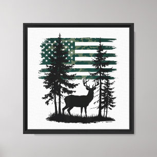 Men Kids Boys Hunting Shirt Deer Hunters Toddler C Canvas Print