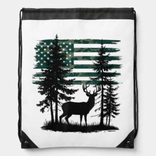 Men Kids Boys Hunting Shirt Deer Hunters Toddler C Drawstring Bag