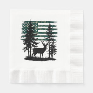 Men Kids Boys Hunting Shirt Deer Hunters Toddler C Napkins