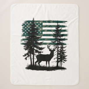Men Kids Boys Hunting Shirt Deer Hunters Toddler C Sherpa Blanket