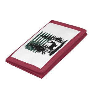Men Kids Boys Hunting Shirt Deer Hunters Toddler C Tri-fold Wallet
