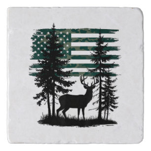Men Kids Boys Hunting Shirt Deer Hunters Toddler C Trivet