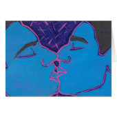 Men Kissing Blue (Front Horizontal)
