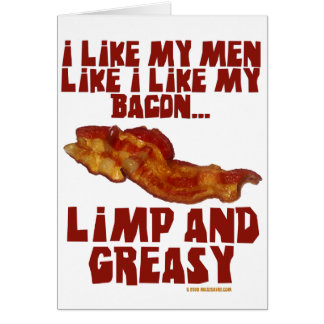 Men Like Bacon Cards