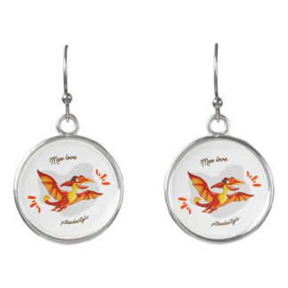Men Love Pterodactyls Earrings