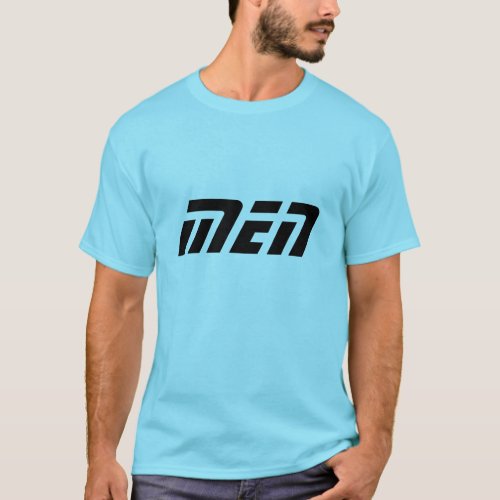Men Name Text Printed Blue Color 100 cotton Nice T_Shirt