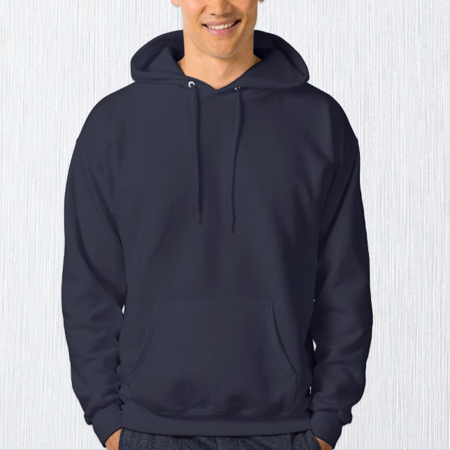 Men Navy Blue Fashion Hoodie / Customize (Creator Uploaded)