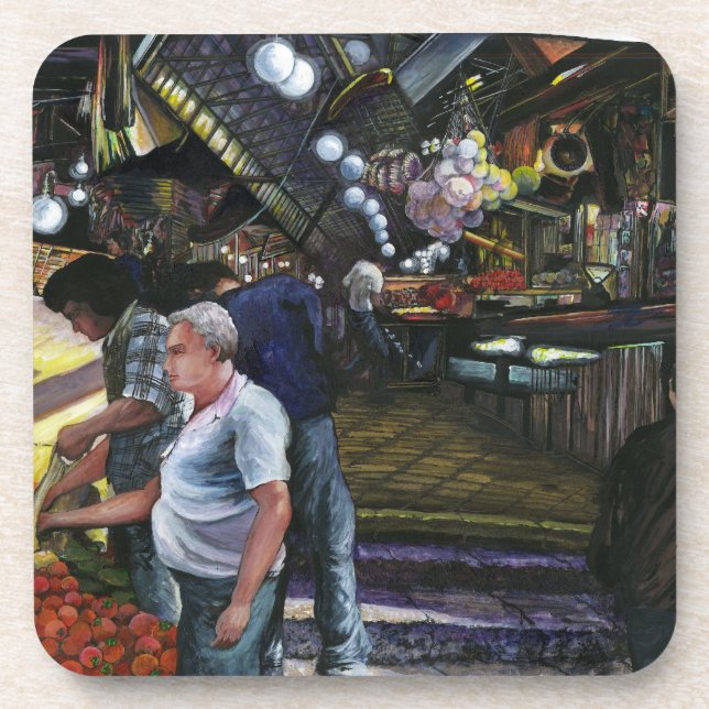 Men of Commerce, Jerusalem Beverage Coaster (Front)