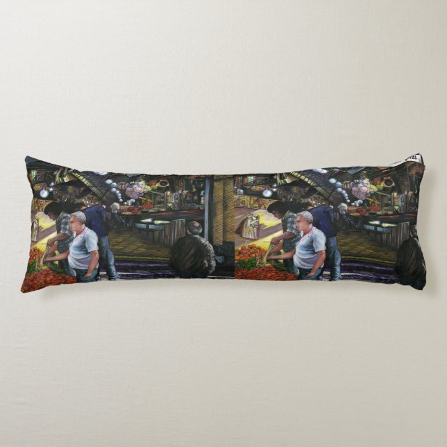 Men of Commerce, Jerusalem Body Pillow (Front)