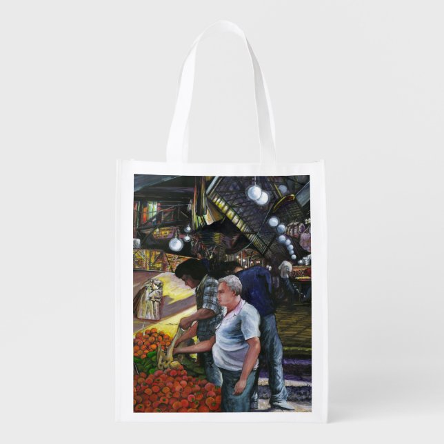 Men of Commerce, Jerusalem Grocery Bag (Front)