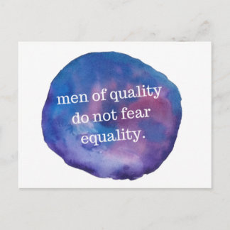 Men of Quality Postcard