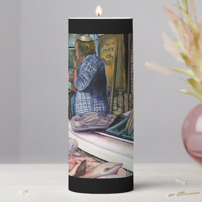 Men of the Desert, Gifts from the Sea Pillar Candle (In Situ)