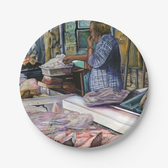Men of the Desert, Gifts of the Sea, Jerusalem Paper Plates (Front)
