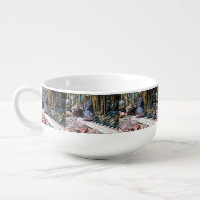 Men of the Desert, Gifts of the Sea, Jerusalem Soup Mug (Right)