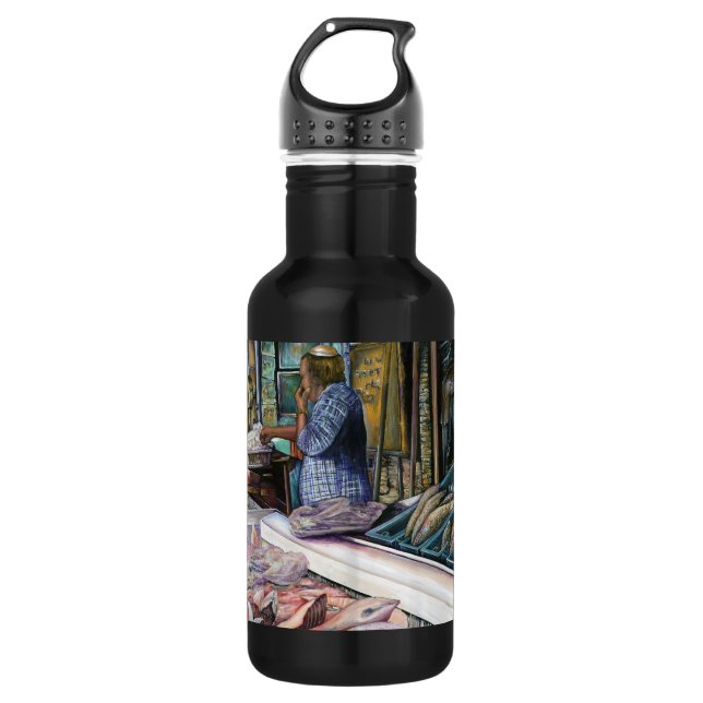 Men of the Desert, of the Sea, Jerusalem Water Bottle (Front)