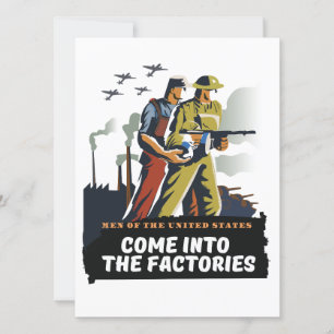 Men of the United States, WW2 poster