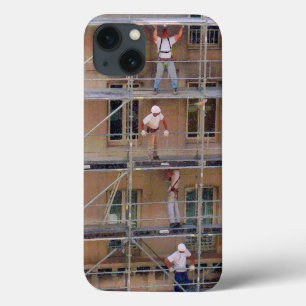 Men On Scaffolding iPhone 13 Case