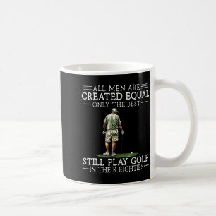 Men Play Golf Eighties Funny Golfer Golfing Coffee Mug