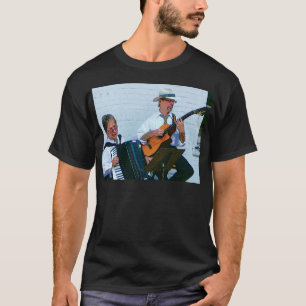 Men Playing Accordion and Guitar T-Shirt