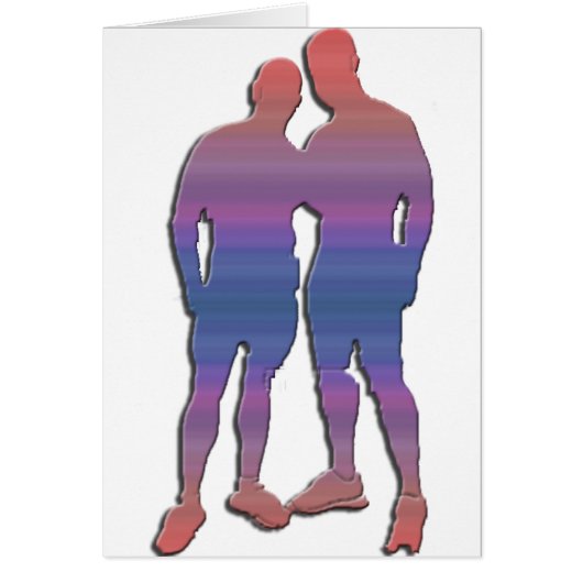 Men Posing Cards (Front)