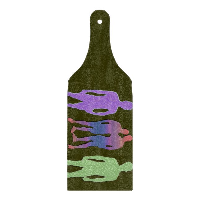 Men Posing Cutting Board (Front)