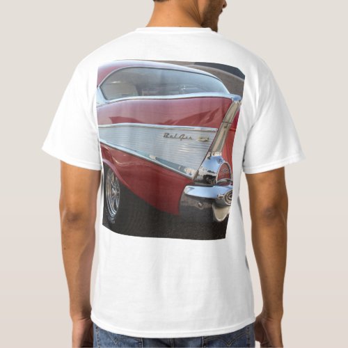 Mens  57 CHEVY BEL AIR CAR TShirt T_Shirt