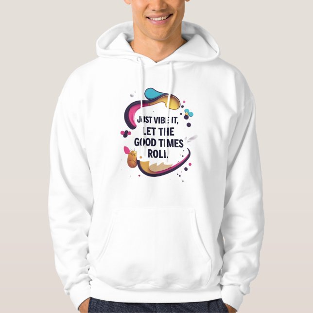 Men’s Basic Hooded Sweatshirt (Front)
