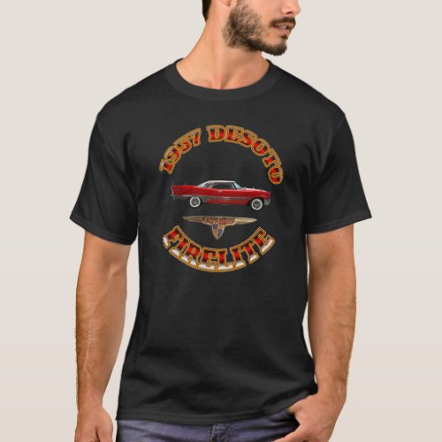 Mens Black 1957 Desoto Firelite Shirt