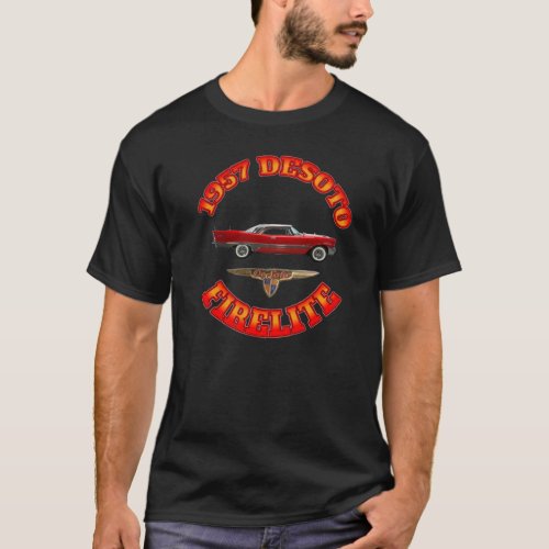 Mens Black 1957 Desoto Firelite T_Shirt