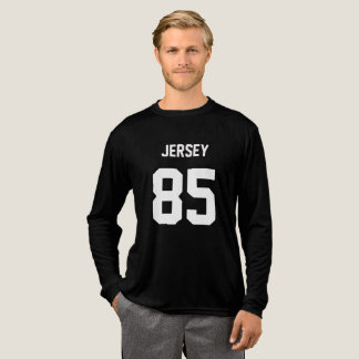 Men’s Black Graphic "Jersey 85" Tri-Blend Shirt