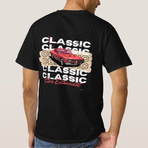 Mens Classic T_Shirt Car Enthusiast Classic Tee