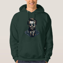 Men’s Face Graphic T-Shirt Hoodie – Bold Urban 
