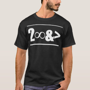 Men s Fun Novelty To infinity and beyond Maths wit T-Shirt