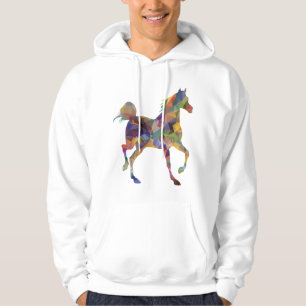 Men’s Hoodie with Colorful Horse Print