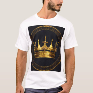 Men’s King Logo T-Shirt   Crown Royal Style Tee
