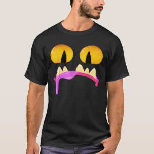 Men s Women s Goofy Monster Face Halloween Costume T-Shirt