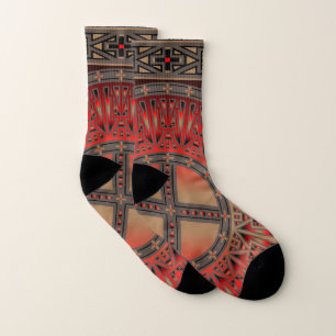 Men’s & Women’s Socks (Ancestors Red)
