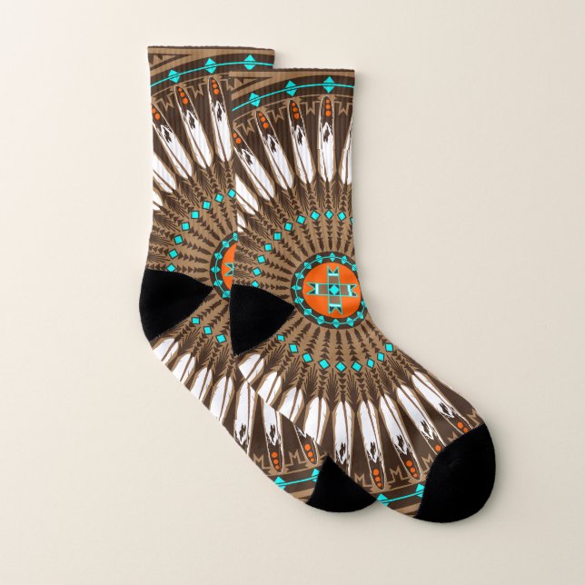 Men’s & Women’s Socks (Wacipi Pow Wow) (Pair)