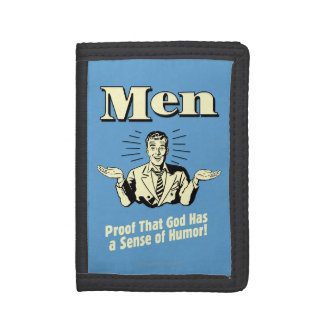 Men: Sense Of Humor Tri-fold Wallet