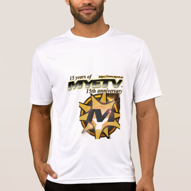 Men Sport-Tek T-Shirt of MYETV - 15 years (Front)