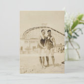 Men Standing on Beach (Standing Front)