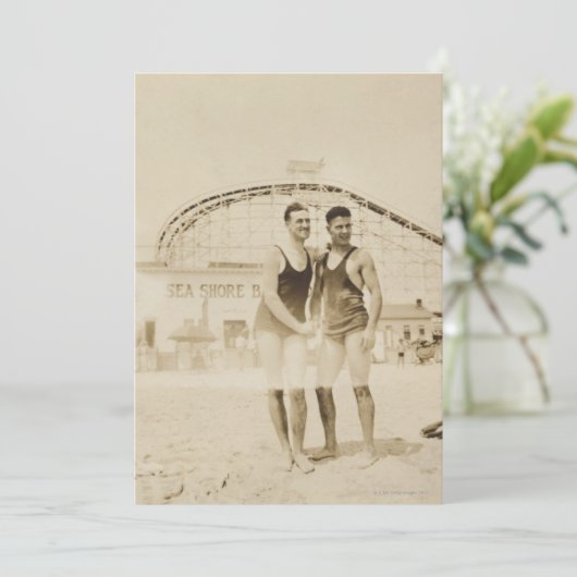 Men Standing on Beach (Standing Front)