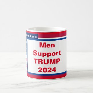 Men Support TRUMP 2024 COFFEE MUG