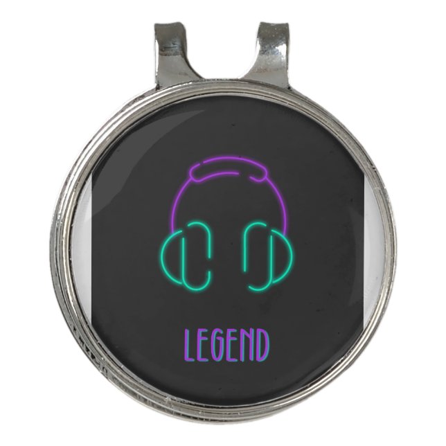 Men T-shirt  Golf Hat Clip (Front)