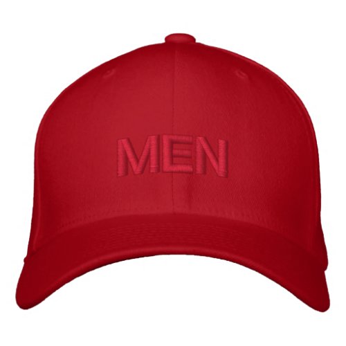 MEN Text Name Flexfir Wool Mens Handsome Cool_Hat Embroidered Baseball Cap