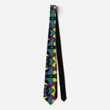 Men Tie abstract retro corporate men fashion ties